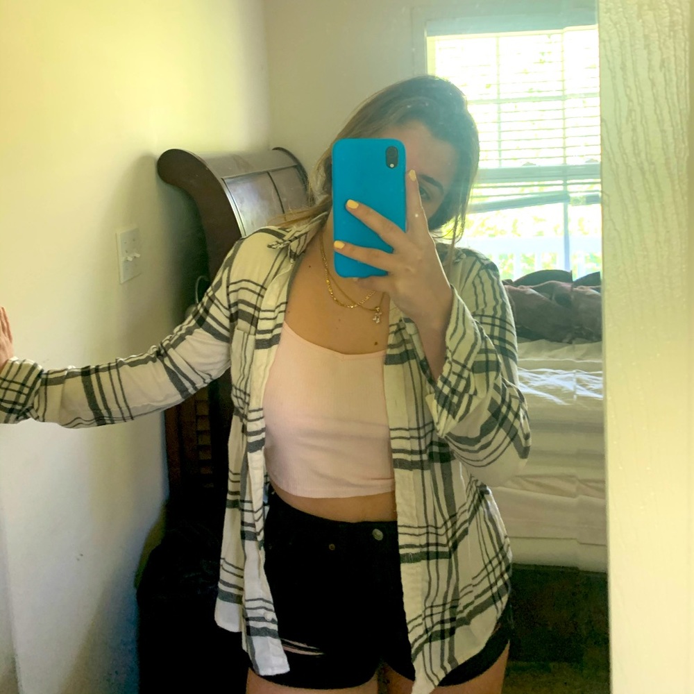 American Eagle Boyfriend Fit Soft Flannel